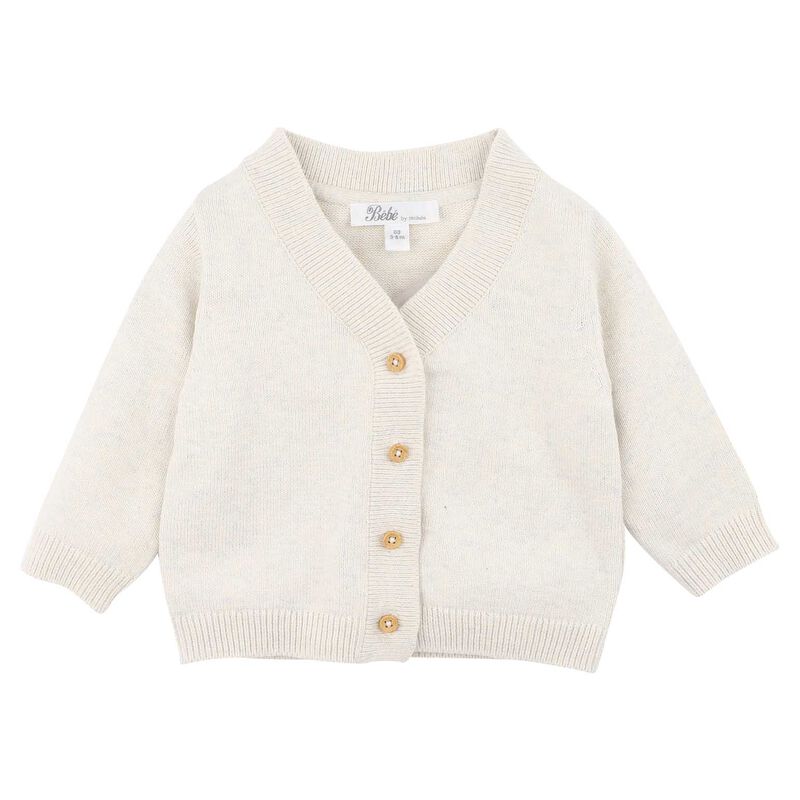 B&eacute;b&eacute; Brady Cotton Marl Cardigan image number 0